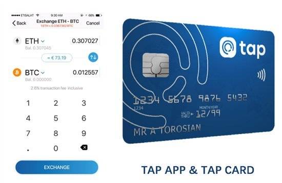 结合信用卡支付的TAP, 有可能加速数字货币进入大众生活